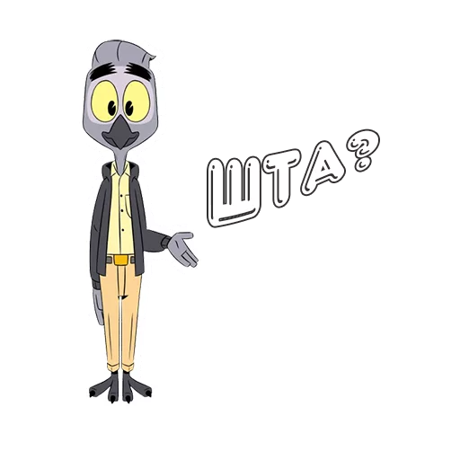 🤔 Стикер «Утиные истории 👉» для Telegram