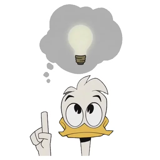 ☝ Стикер «Утиные истории 👉» для Telegram