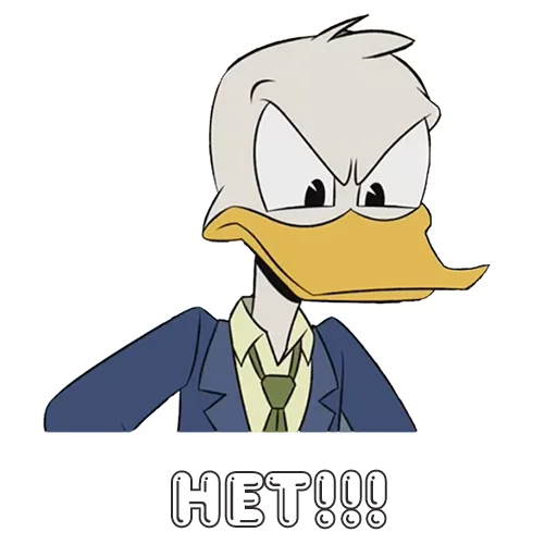 👎 Стикер «Утиные истории 👉» для Telegram