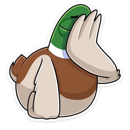 🤦‍♂ Стикер «Круче селезней только Селезень Утя&;» для Telegram