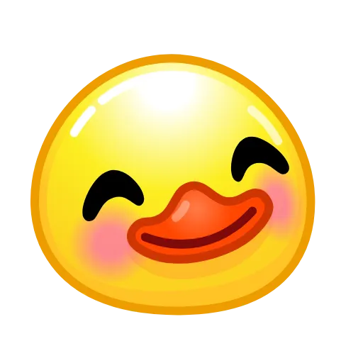 😊 Стикер «Duck Emoji» для Telegram