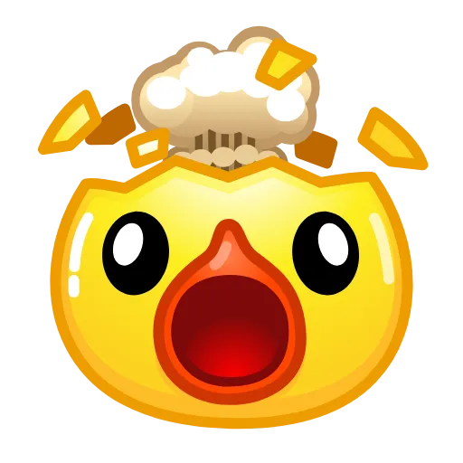 🤯 Стикер «Duck Emoji» для Telegram