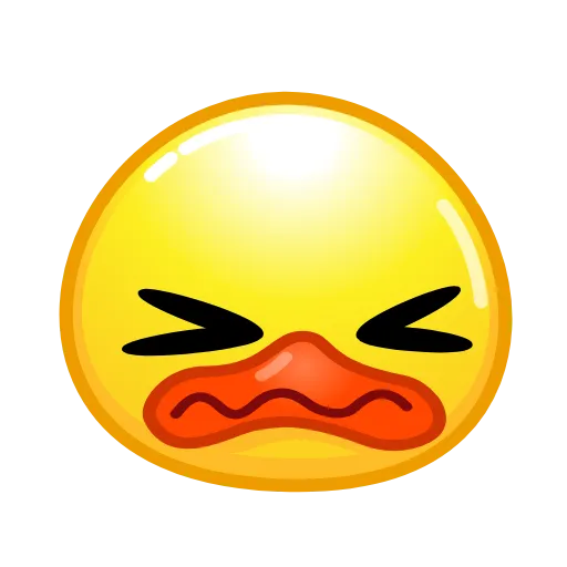 😖 Стикер «Duck Emoji» для Telegram