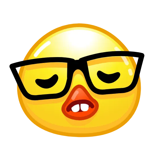 🤓 Стикер «Duck Emoji» для Telegram