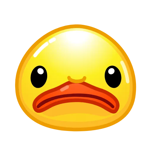 ☹ Стикер «Duck Emoji» для Telegram