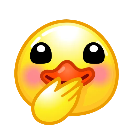 🤭 Стикер «Duck Emoji» для Telegram