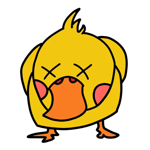 😵 Стикер «Duck from China» для Telegram
