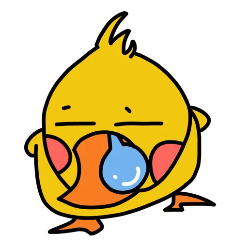 😪 Стикер «Duck from China» для Telegram