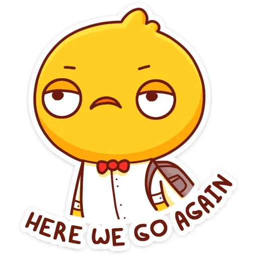 😫 Стикер «Хвостик» для Telegram