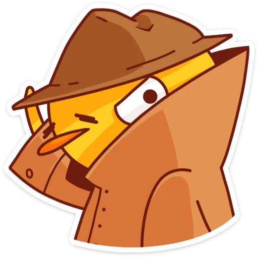 🕵️‍♂️ Стикер «Хвостик» для Telegram
