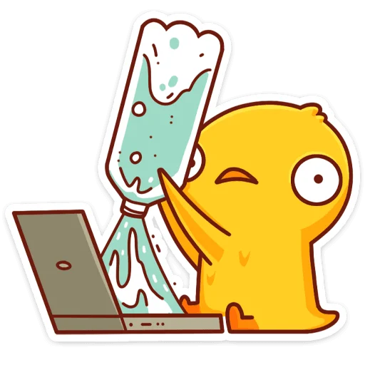 😐 Стикер «Хвостик» для Telegram