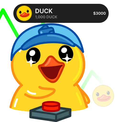 💸 Стикер «Crypto Duck» для Telegram