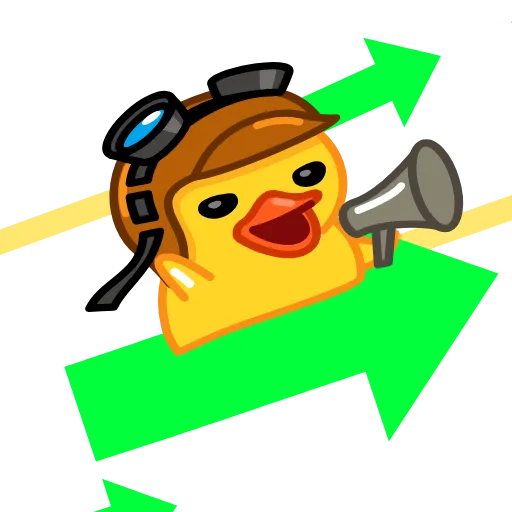🚀 Стикер «Crypto Duck» для Telegram