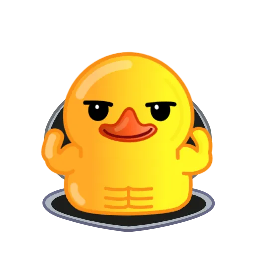 💪 Стикер «Crypto Duck» для Telegram