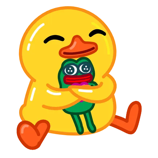 🥰 Стикер «Crypto Duck» для Telegram