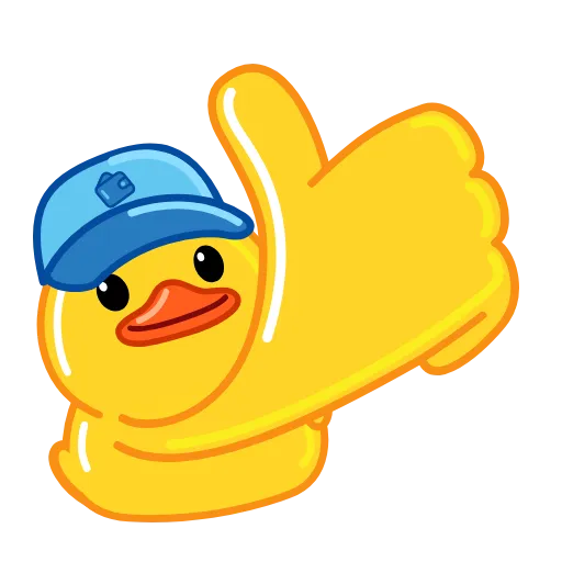 👍 Стикер «Crypto Duck» для Telegram