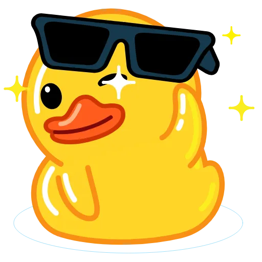 Стикер 24 Telegram Ducks