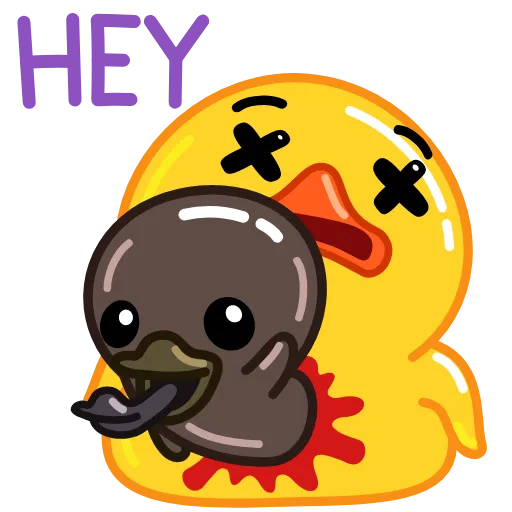 Стикер 55 Telegram Ducks