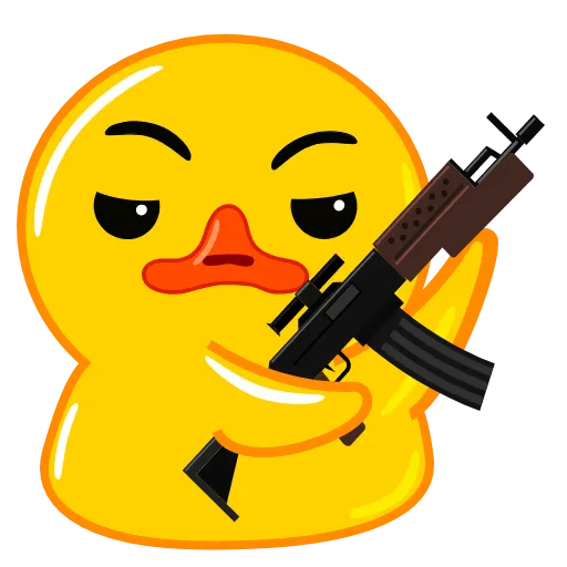 Стикер 61 Telegram Ducks