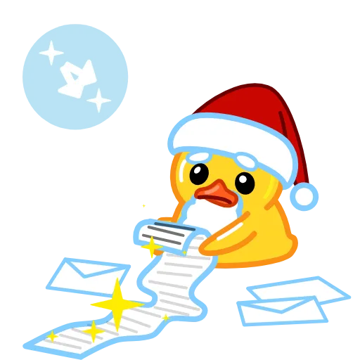 Стикер 16 Telegram Ducks