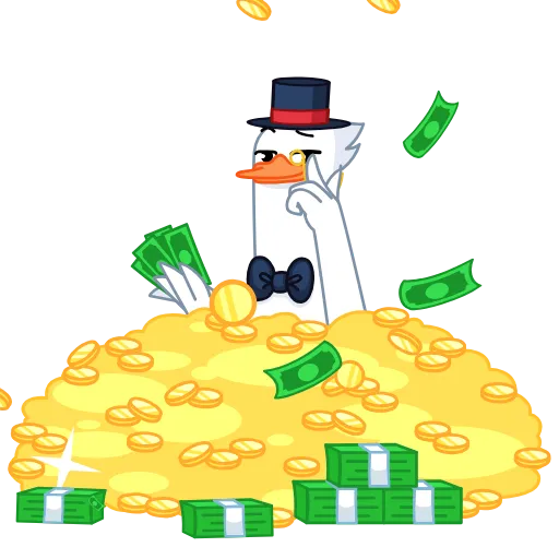 💰 Стикер «ducks game» для Telegram