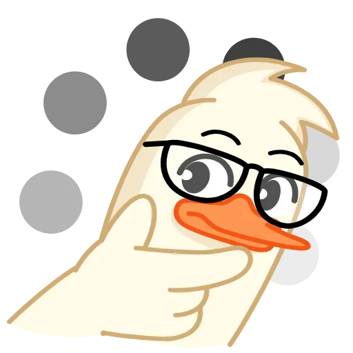 🤔 Стикер «ducks game» для Telegram