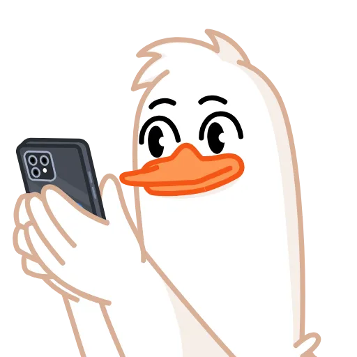 👍 Стикер «ducks game» для Telegram