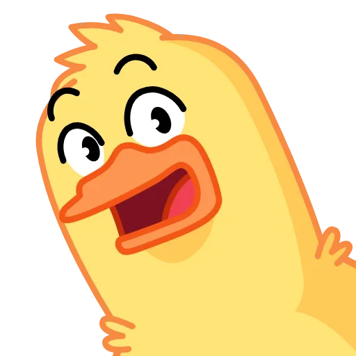 😮 Стикер «ducks game» для Telegram