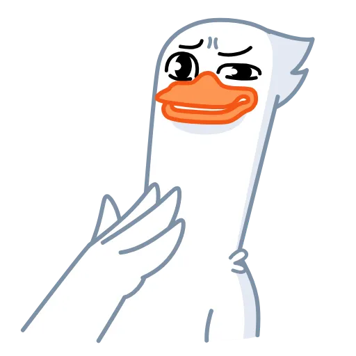 🥴 Стикер «ducks game» для Telegram