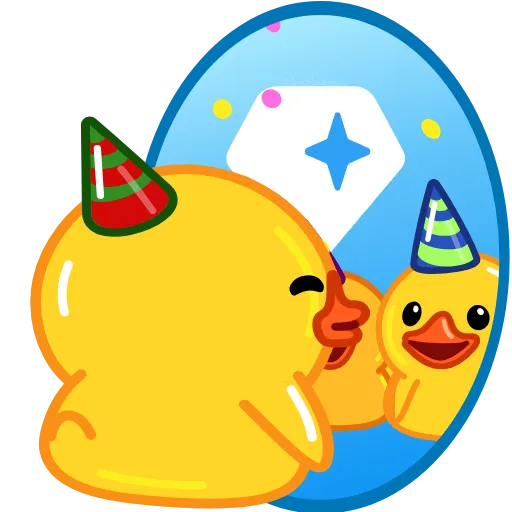 🥳 Эмодзи «GRAM Ducks» для Telegram