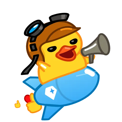 🚀 Эмодзи «GRAM Ducks» для Telegram
