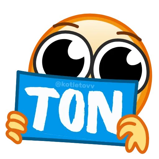 🤓 Эмодзи «TON speed test» для Telegram