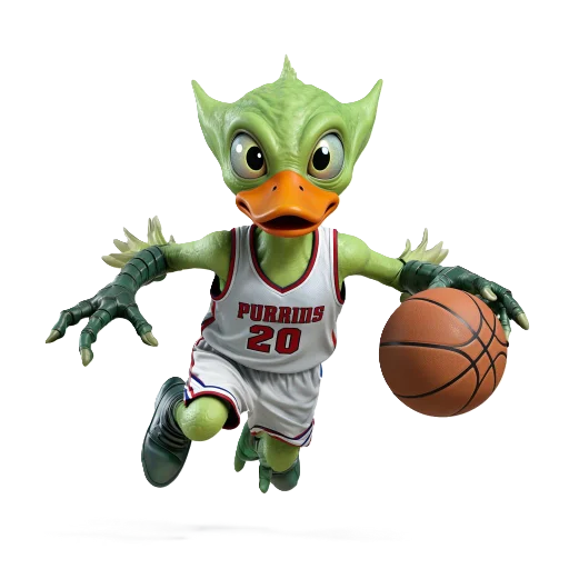 Стикерпак Duck sport alien для Telegram