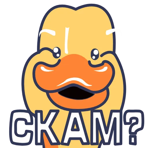 Стикерпак DuckTon для Telegram