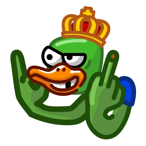 🖕 Стикер «duckygram» для Telegram