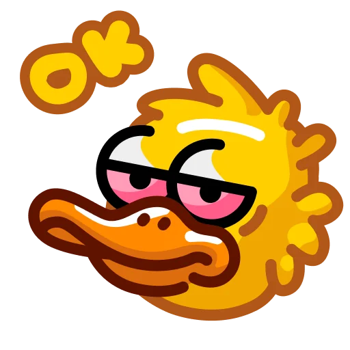 🐤 Стикер «duckygram» для Telegram