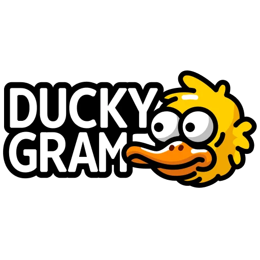 Стикерпак duckygram для Telegram
