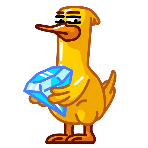 💎 Стикер «duckygram» для Telegram
