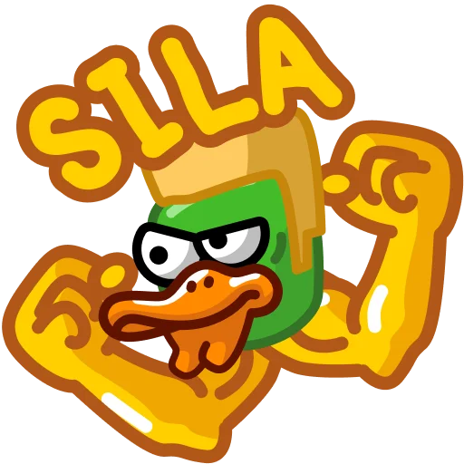 💪 Стикер «duckygram» для Telegram