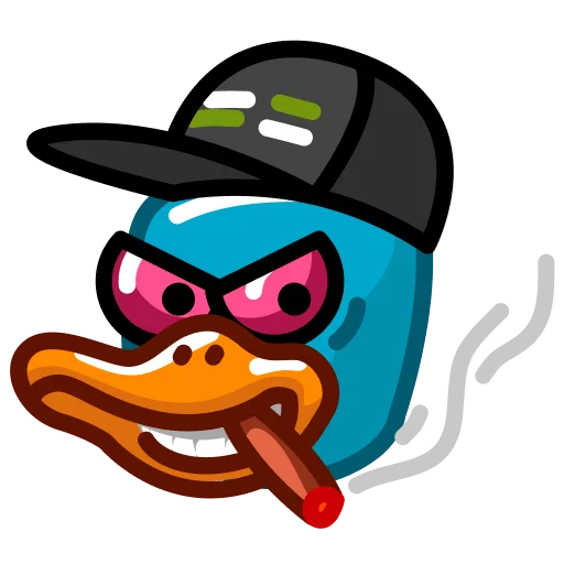 😏 Стикер «duckygram» для Telegram