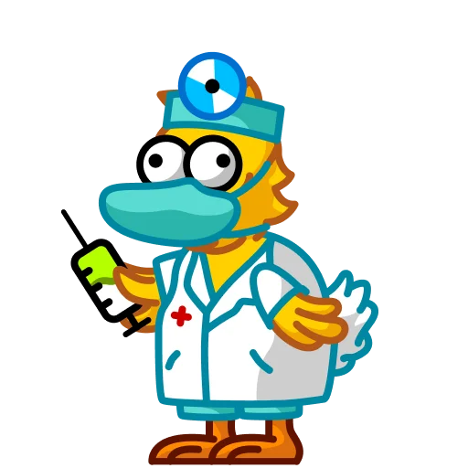 ⛑ Стикер «duckygram» для Telegram