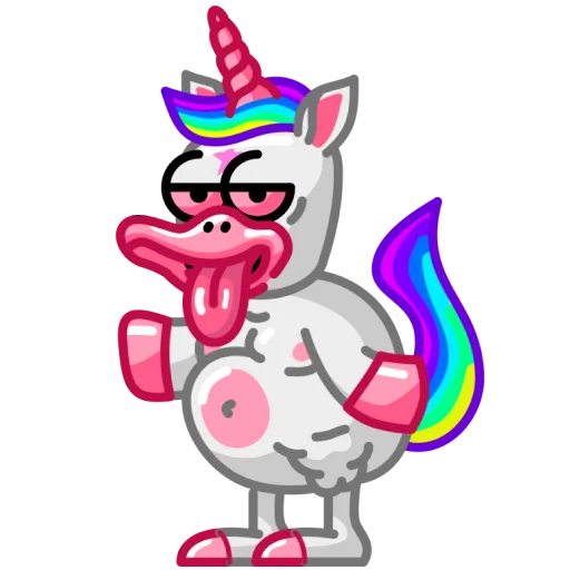 🦄 Стикер «duckygram» для Telegram