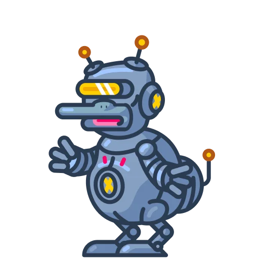 🤖 Стикер «duckygram» для Telegram