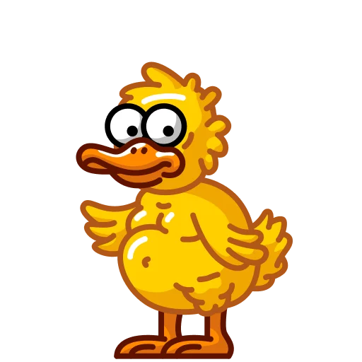 🐥 Стикер «duckygram» для Telegram