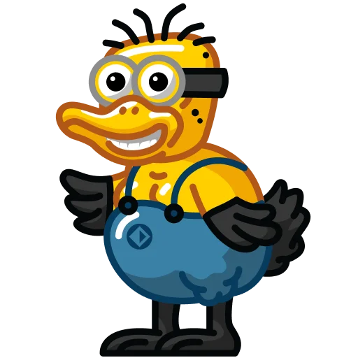 🍌 Стикер «duckygram» для Telegram