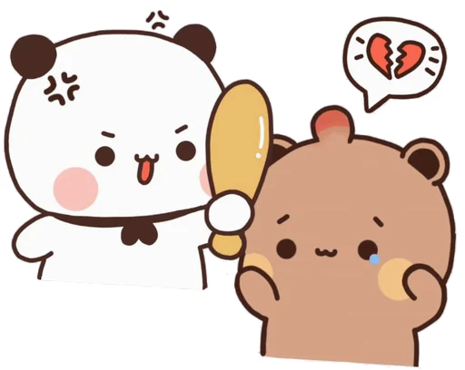 😊 Стикер «Dudu and Bubu 1» для Telegram