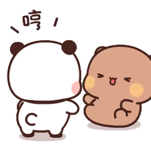 😊 Стикер «Dudu and Bubu 1» для Telegram