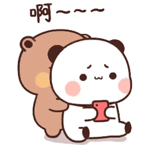 😣 Стикер «Dudu and Bubu 1» для Telegram