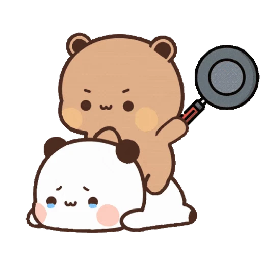 😠 Стикер «Dudu and Bubu 1» для Telegram