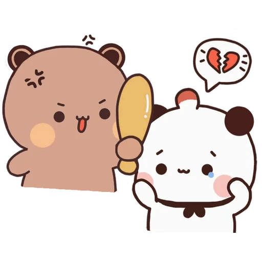 😊 Стикер «Dudu and Bubu 1» для Telegram
